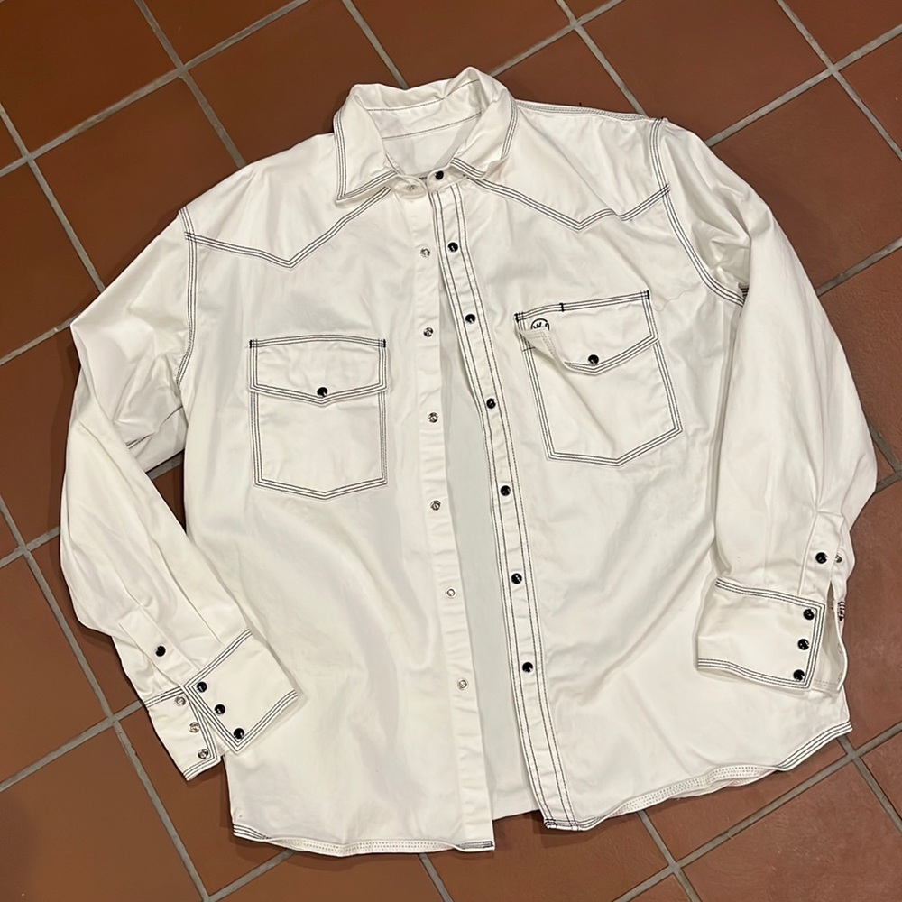 Western Welder Mens Pearl Snap